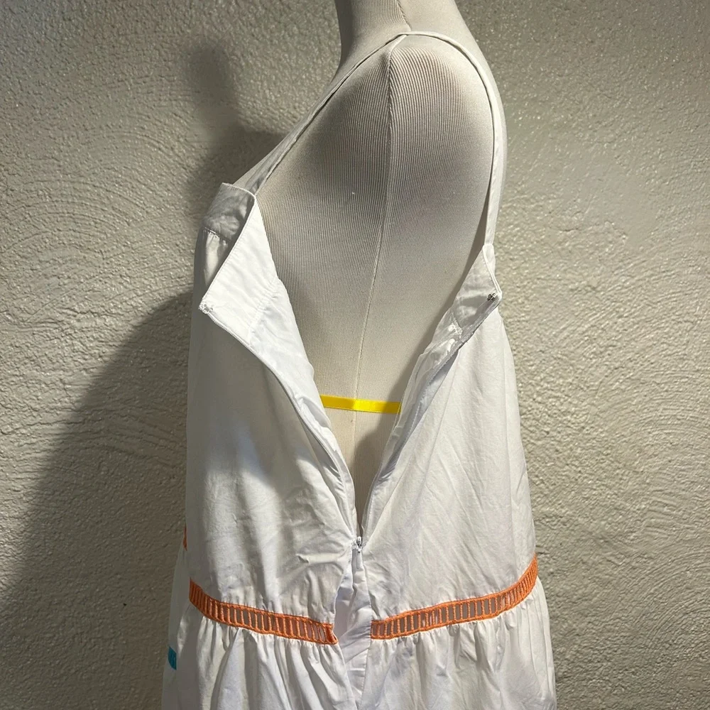 ENGLISH FACTORY Color Trim Sleeveless Maxi Dress Size L - Picture 7 of 15